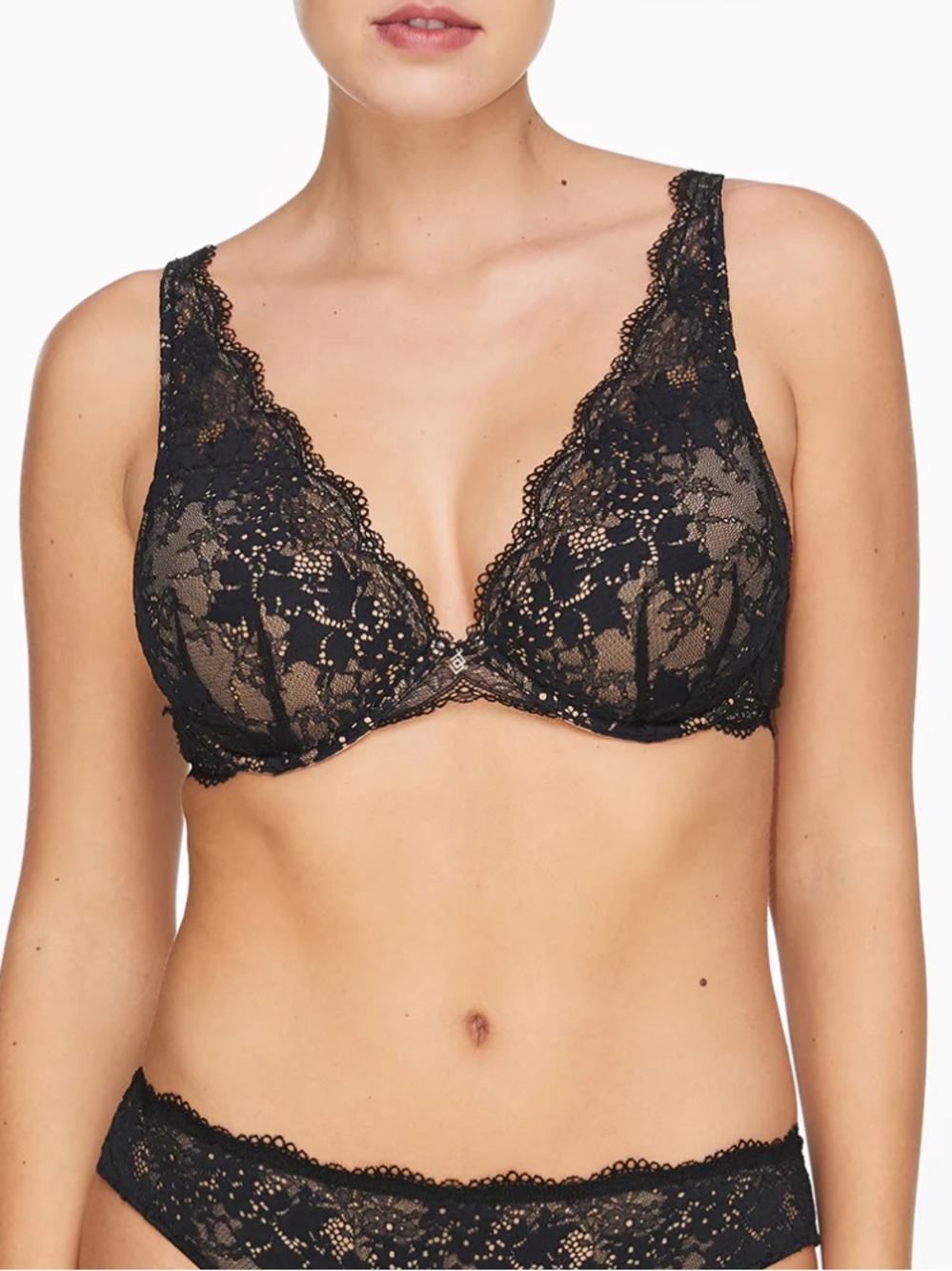 Thirdlove All Day Lace Uplift Plunge bra 36H